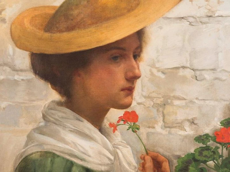 1809-								Florence Carter-Wood - Ragazza in canoa
